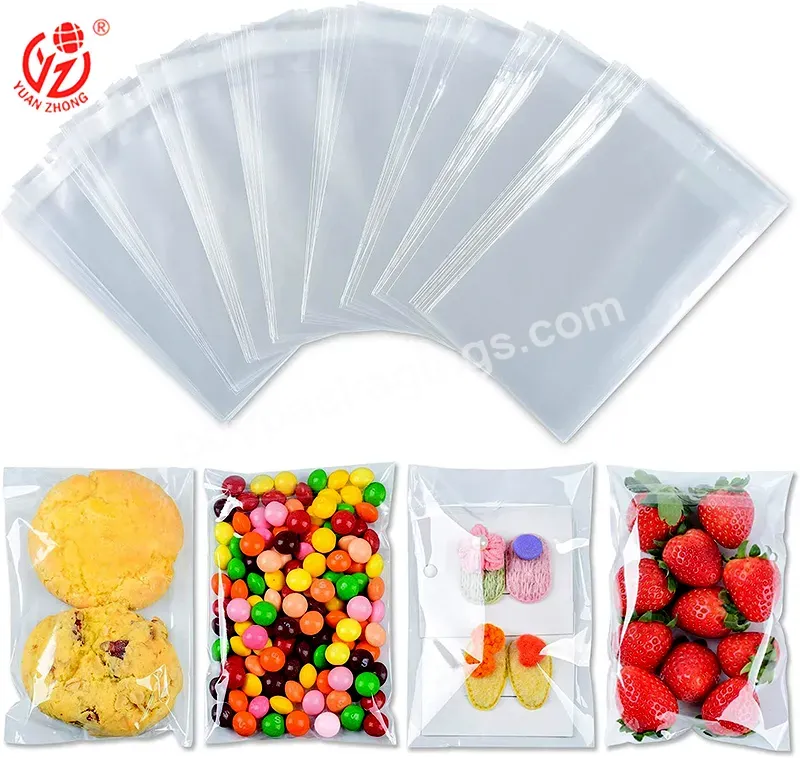 Custom Size Opp Self-adhesive Bag For Candies 6x10 Inches Small Clear Plastic Self Adhesive Bag For Cookie,Fruit,Clothes - Buy Self Adhesive Bags For Candies 6x10,Self Adhesive Packaging Bags,Opp Self-adhesive Bag.