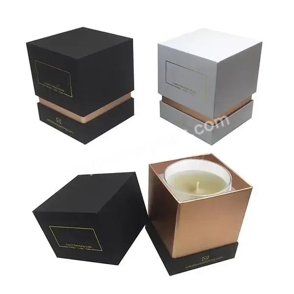 Custom Size Scented Candle Perfume Packaging Square Rigid Cardboard Printing Box - Buy Luxury Heaven And Earth Box Packaging Gift Boxes,Heaven And Earth Cover Box,Lid And Base Box Packaging.