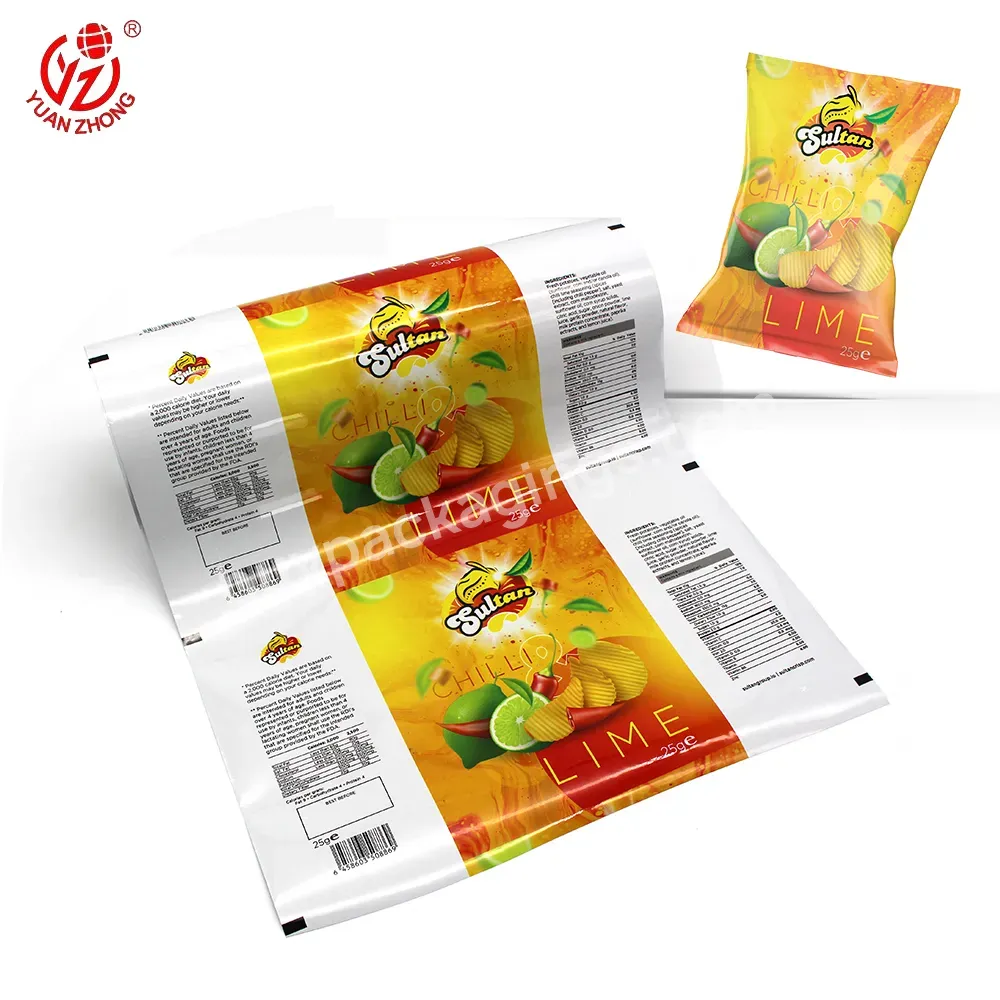 Custom Snack Packaging Emballage Laminating Food Grade Pe Plastic Film Roll - Buy Laminating Food Grade Pe Plastic Film Roll,Emballage,Custom Printed Snack Packaging Bag.