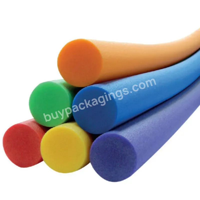 Custom Sponge Foam Tube Sleeve Packaging Insert Protective Hollow Rubber Polyethylene Eva Epe Foam Tubes