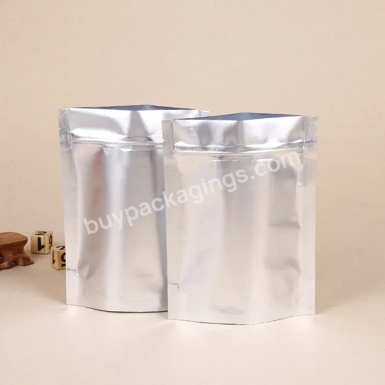 Custom Stand Up Foil Stand Up Aluminum Foil Pouch For Food Custom Printed Foil Laminated Mylar Ziplock Bag - Buy Foil Laminated Mylar Ziplock Bag,Stand Up Aluminum Foil Pouch,Custom Printed Zipper Pouch.