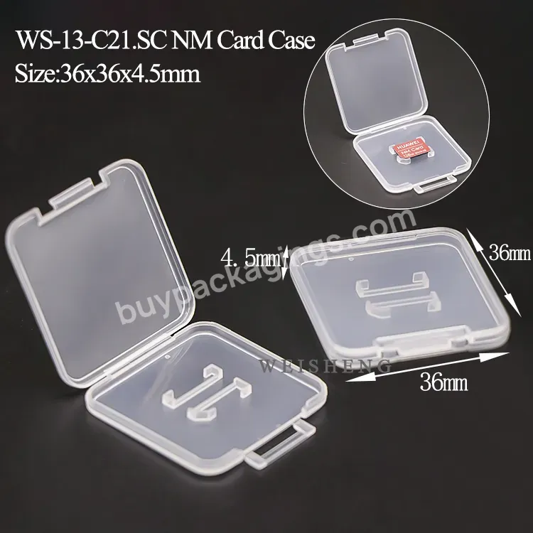 Custom Storage Nm Sd Card Box Slim Mini Pp 4.5mm Sd Card Case Packing Camera Memory Card Case Plastic - Buy Nm Sd Card Box,4.5mm Sd Card Case,Camera Memory Card Case.