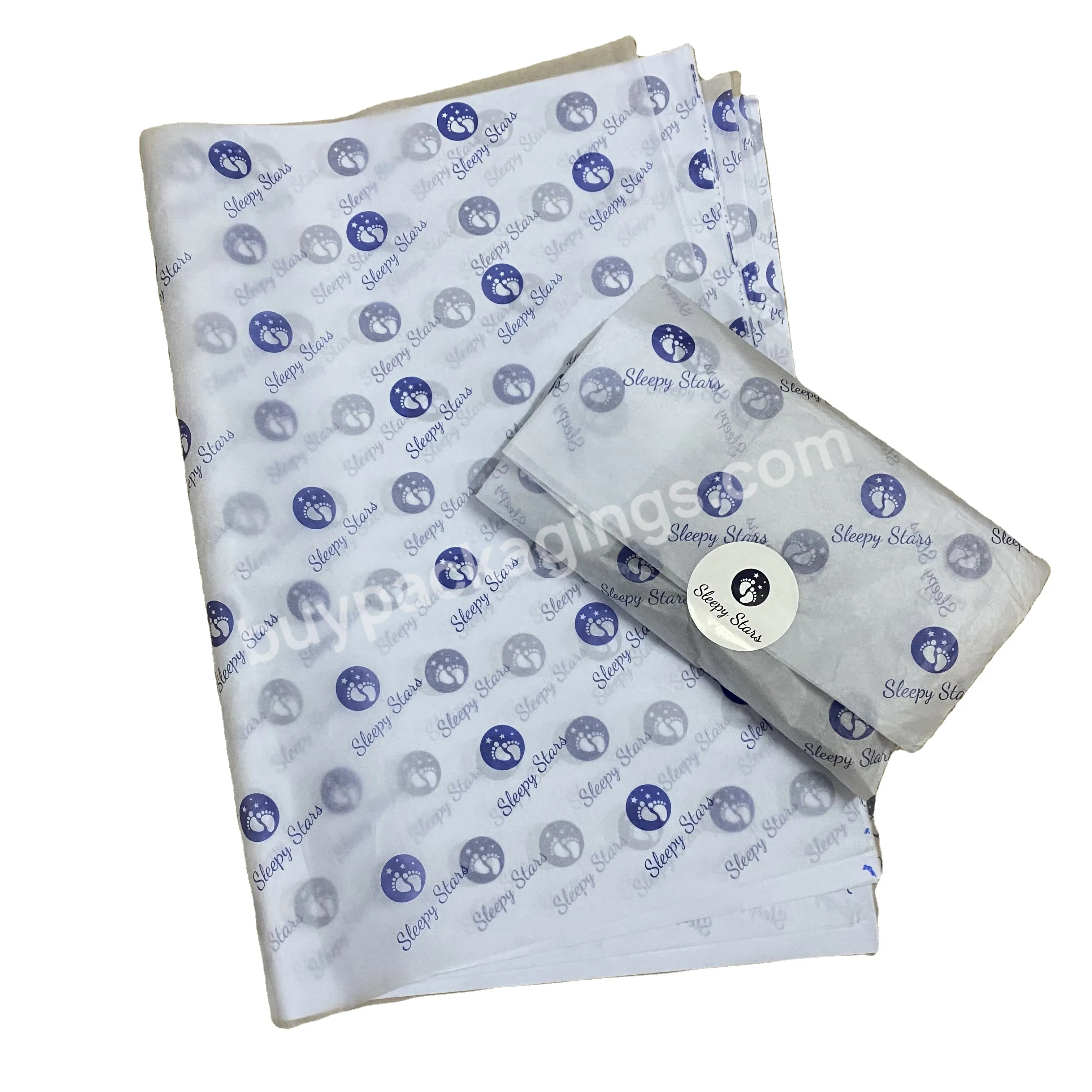 Custom Stylish Tissue Paper Packaging Clothing Recycled Wrapping Gift Tissue Paper Printed Logo - Buy Tissue Paper,Custom Tissue Paper,Customized Logo And Size.