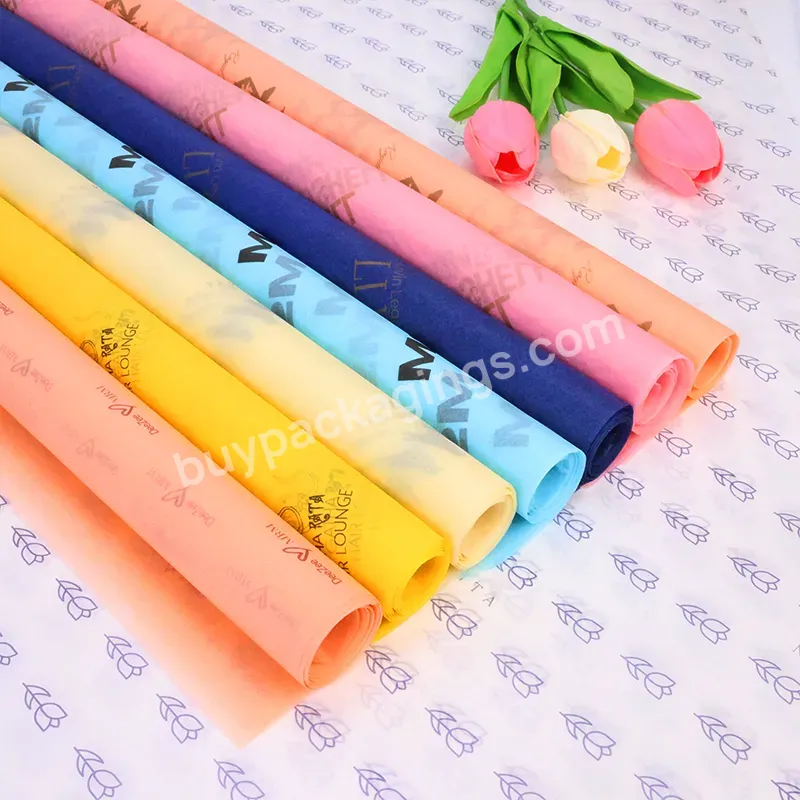 Custom Stylish Tissue Paper Packaging Clothing Recycled Wrapping Gift Tissue Paper Printed Logo - Buy Tissue Paper,Tissue Paper Packaging,Custom Tissue Paper.