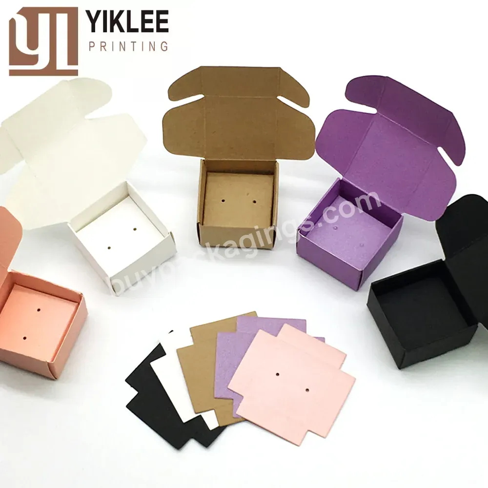 Custom Suitable For Earrings/necklaces/pendants Accessories Gift Packing Box Jewelry Boxes Kraft Paper Packaging Paper Sets Box - Buy Kraft Paper Packaging Paper Sets Box,Gift Packing Box Jewelry Boxes,Suitable For Earrings/necklaces/pendants Accessories.