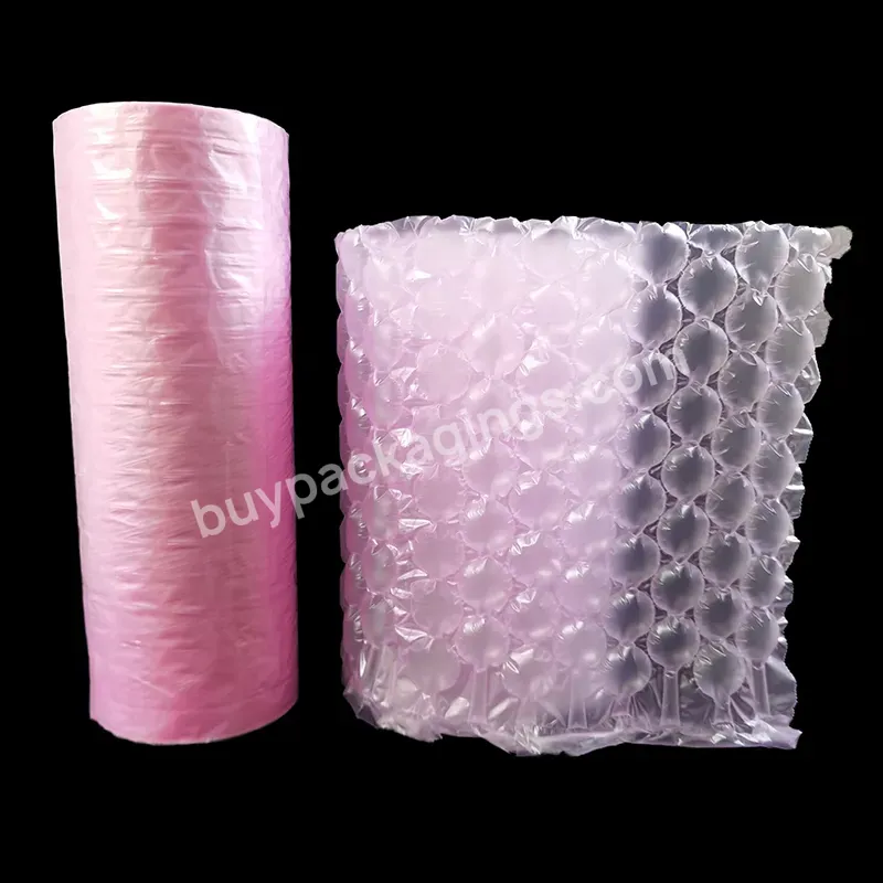 Custom Supplier Air Cushioning Packaging Pink Bubble Cushion Wrap Roll - Buy Bubble Pink Wrap,Air Cushion Packaging,Wrapping Plastic Roll.