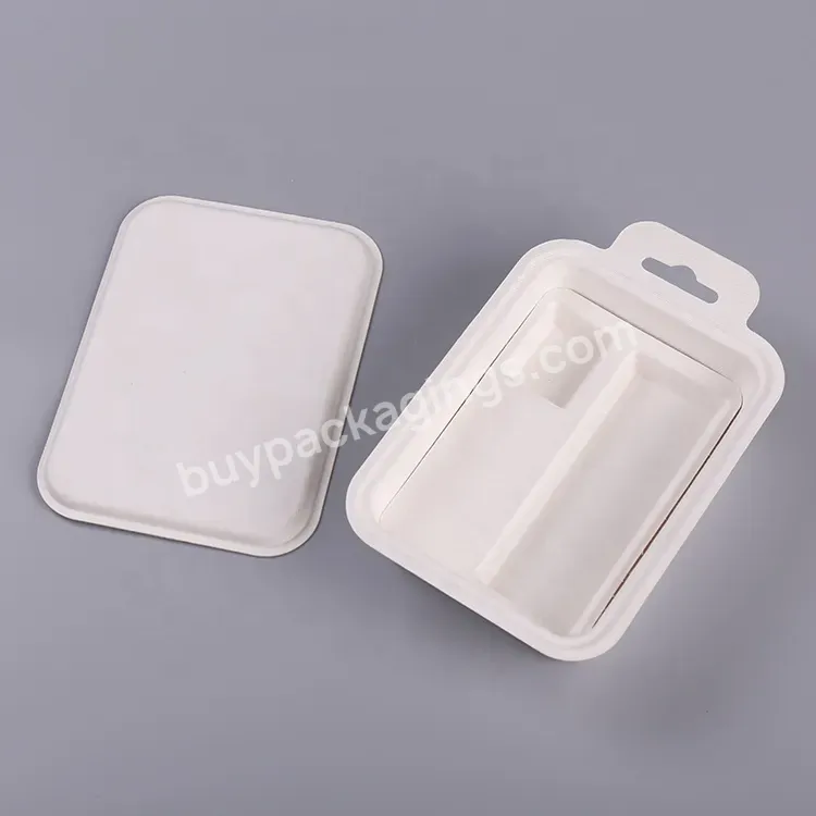 Custom Sustainable Eco Friendly Recycled Sugarcane Bagasse Pulp Packaging Container Molded Pulp Box - Buy Bagasse Pulp Box,Custom Pulp Packaging,Molded Pulp Box.