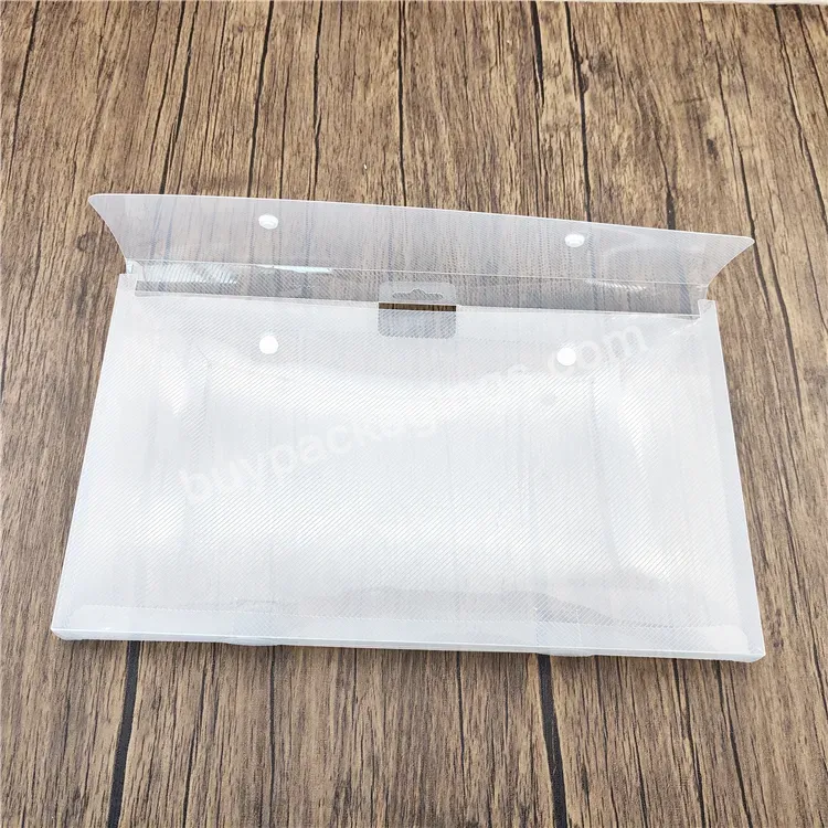 Custom Transparent Corrugated Plastic Folding 2 Button Rectangle Tool Stationery Box - Buy Corrugated Folding Tool Stationery Box,Transparent Gift Box,Clear Plastic Folding Packaging Boxes.