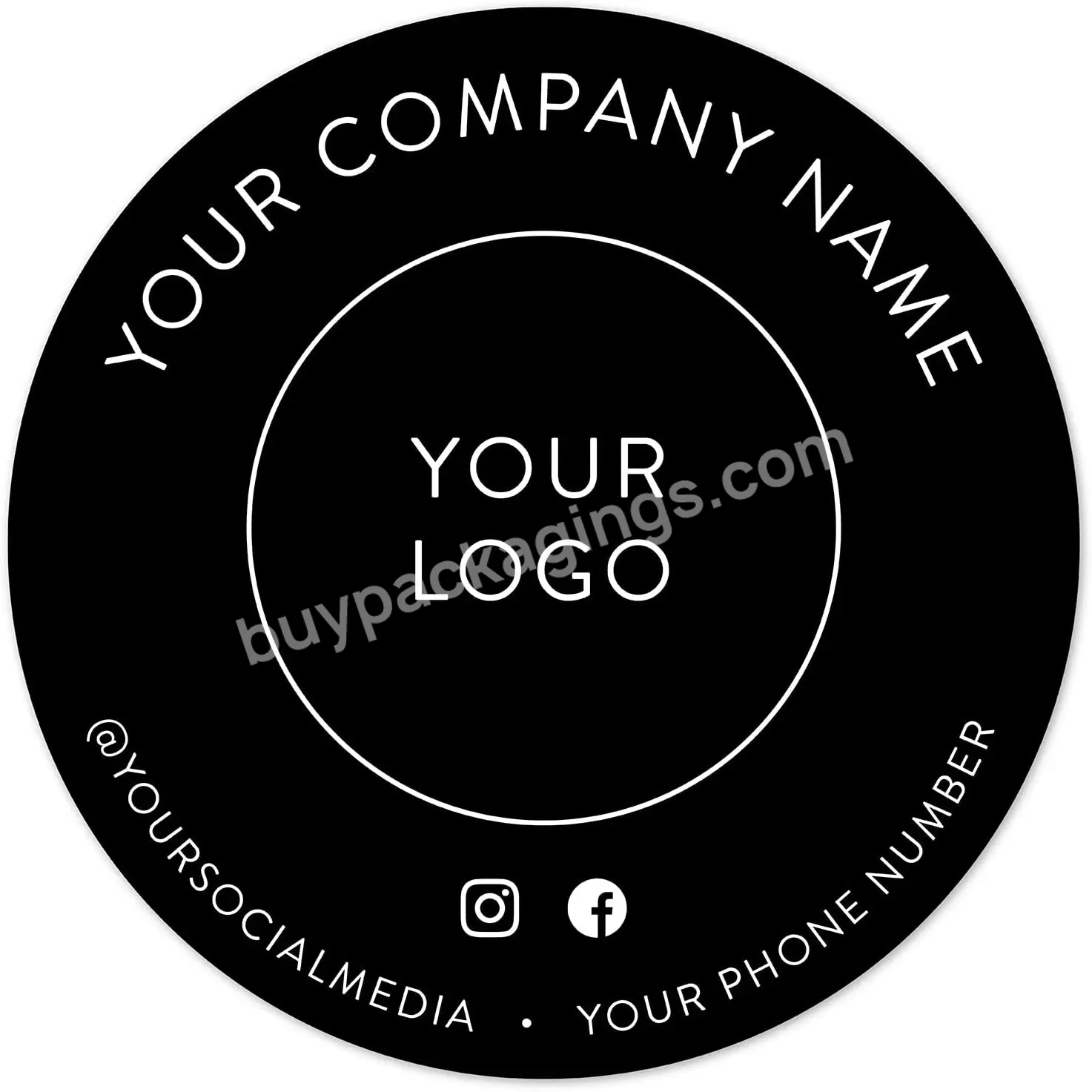 Custom Vinyl Stickers - Label Stickers For Small Business Logo - Personalized Logo Labels For Handmade - Buy Product Label Stickers Custom Printing,Customized Sticker Roll Logo Label,Custom Label Stickers.