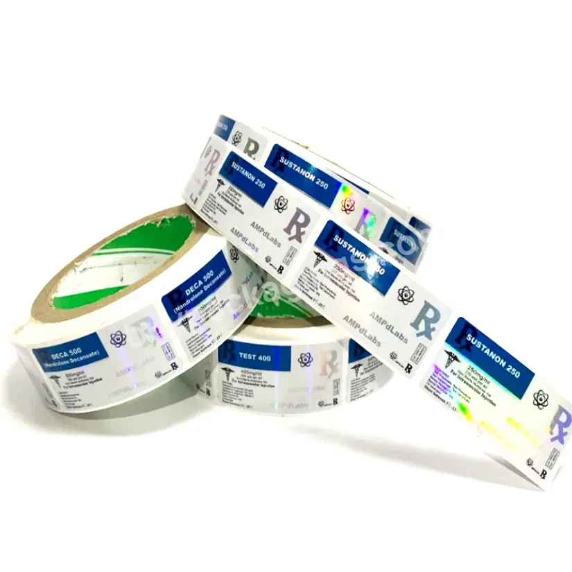 Custom Waterproof Printed Harmaceutical Packaging 10ml Vial Box And Labels - Buy Vial Box,Vial Label Printer,10ml Vial Label Maker.