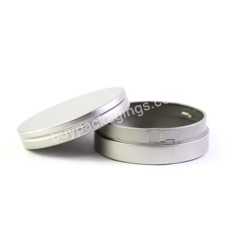 Custom Wholesale Empty Round Storage Oils Packaging Metal Aluminium Slide Tin/ Can/ Box