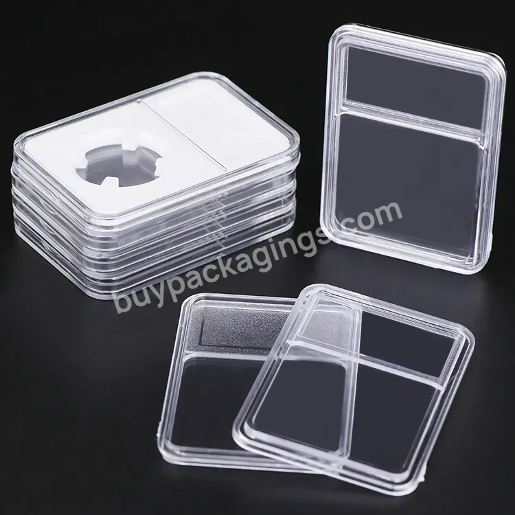 Custom Wholesale Factory Custom Inner Transparent 14-41mm Collection Coin Case Collection Coin Case Coin Display Slab - Buy Coin Display Slab,Plastic Graded Coin Holder,Collection Coin Case.