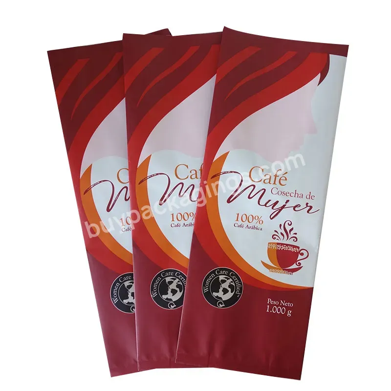 Custom Wholesale Resealable Foil Plastic Moistureproof Side Gusset Pouch With Valve Coffee Bean Packing Bags - Buy Coffee Packing,Custom Coffee Bags,Side Gusset Pouch With Valve.