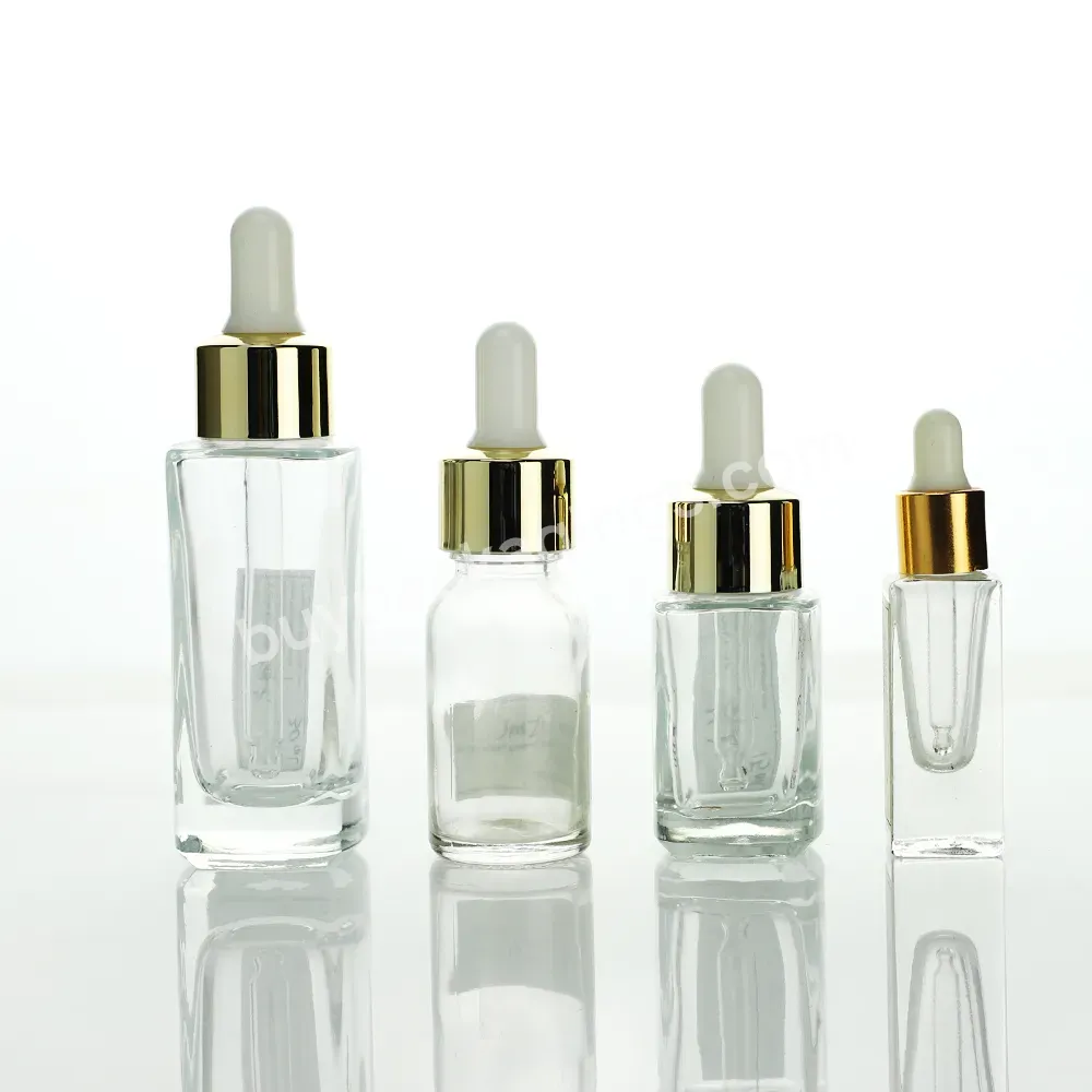 Custom Wholesale Round Empty Clear Essential Oil Dropper Bottles For Cosmetic Packaging - Buy 10ml Amber Glass Bottle,Small Essential Oil Bottles,Essential Oil Bottle With Cap.