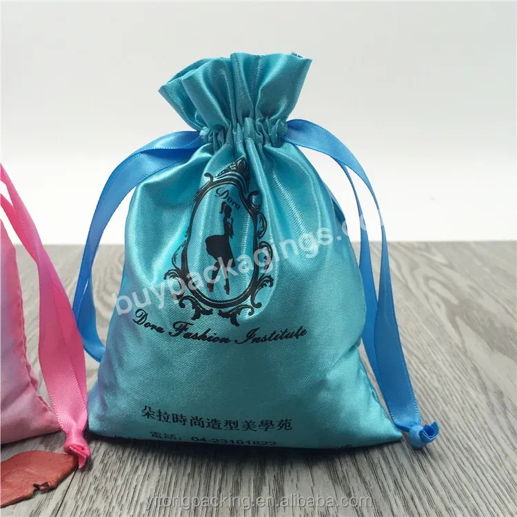 Custom Wig Bags/hair Extension Packaging Bag/silk Bags - Buy Silk Hair Bag,Hair Extension Packing,Custom Wig Bags.