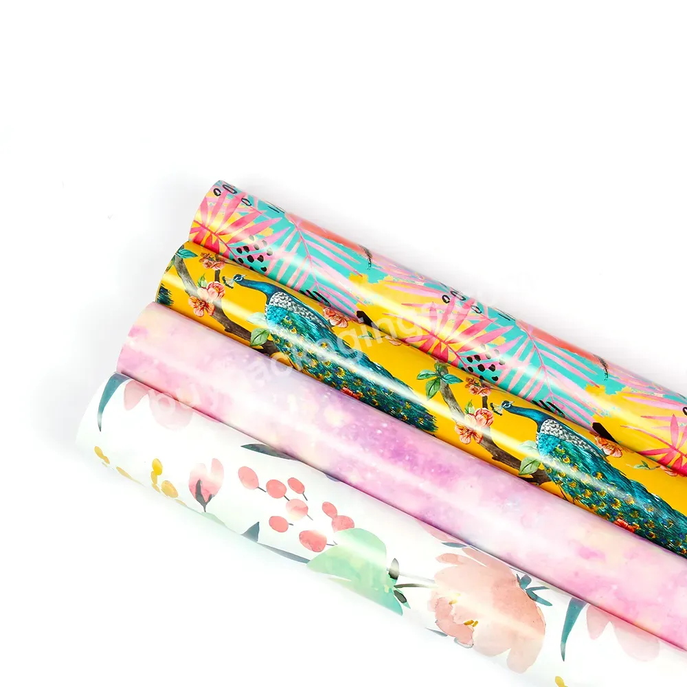 Custom Wrapping Paper For Gift With Fresh Design Printing - Buy Custom Wrapping Paper,Wrapping Paper For Gift,Fresh Design Printing.
