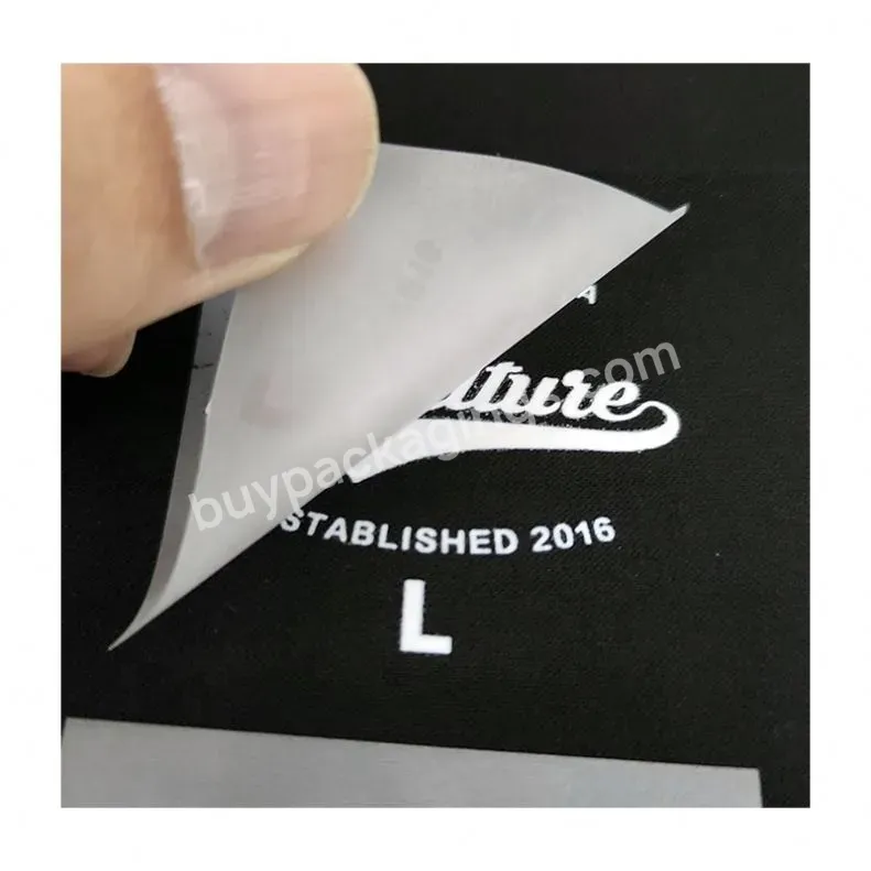 Custom Your Logo Printed Heat Transfer Garment Labels Iron On Clothing Washable Collar Care Label Shirt Tags - Buy Printed Heat Transfers,Garment Labels,Shirt Tags.