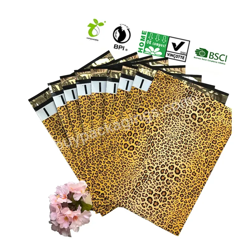 Customised Designs Compostable Cheetah Leopard 10x13 Poly Mailer Courier Shipping Mail Polybag Postage Packaging Mailing Bags - Buy Courier Packaging Bags,Customised Mailing Bags,Design Poly Mailers.