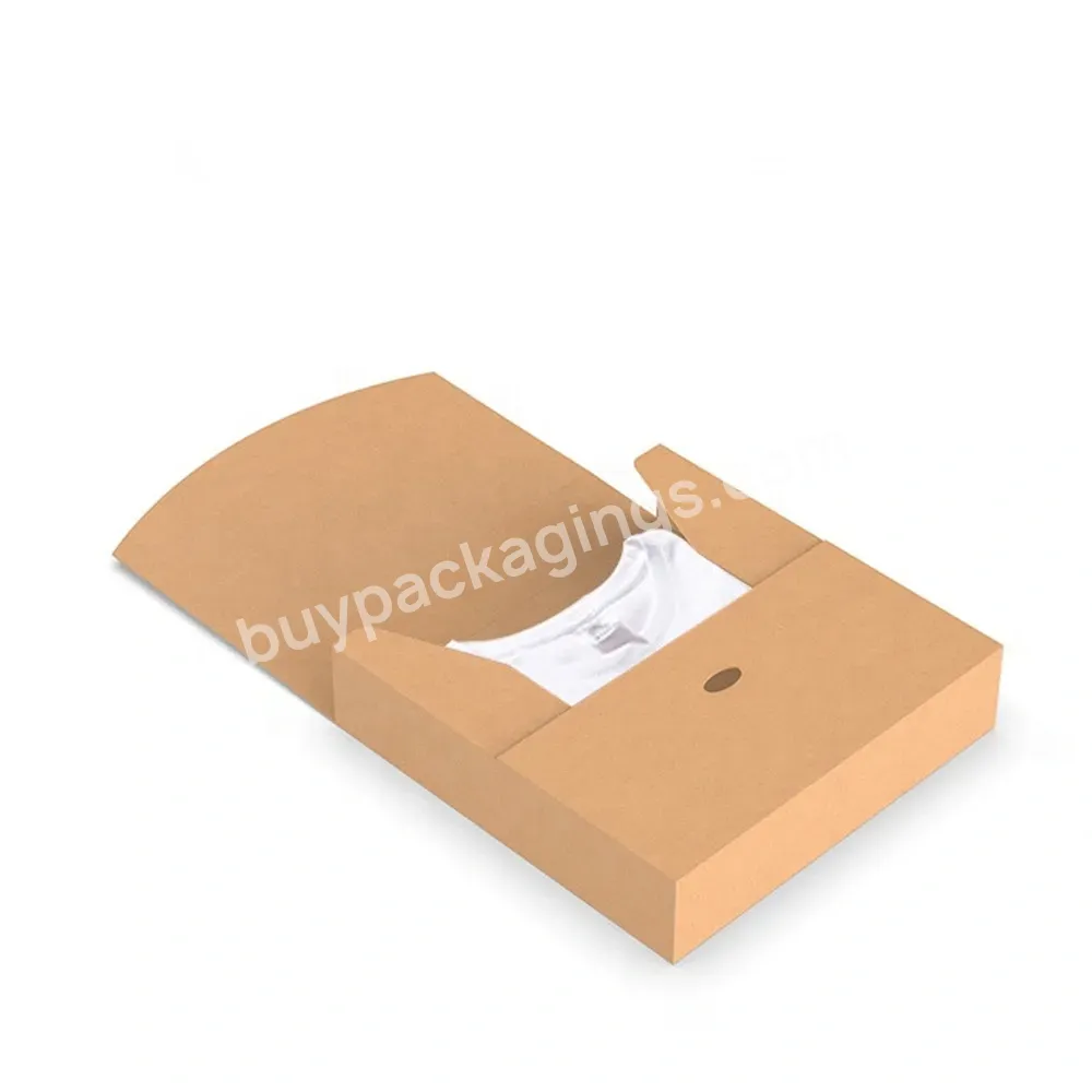 Customised Packaging Box For Clothes Envelope Box Eco-friendly Paper Box For T-shirt - Buy Cardboard Box,Box Packaging,Underwear Packaging Box.