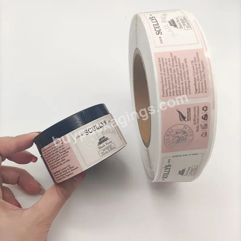 Customised Printing Waterproof Pvc Logo Sticker Private Perfume Bottle Roll Paper Labels - Buy Label Paper Roll,Private Label Perfume,Pvc Sticker Roll.