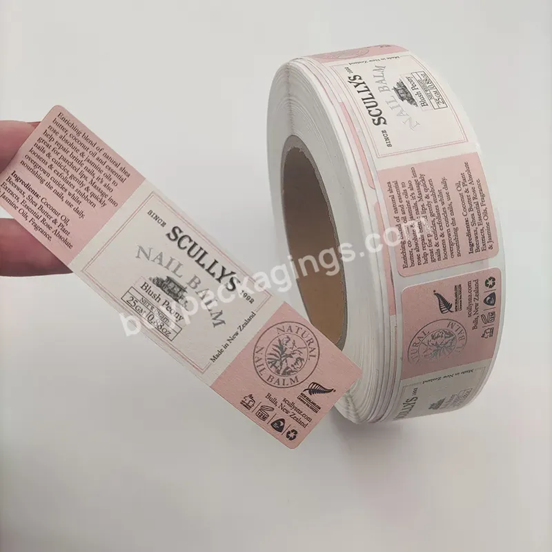 Customised Printing Waterproof Pvc Logo Sticker Private Perfume Bottle Roll Paper Labels - Buy Label Paper Roll,Private Label Perfume,Pvc Sticker Roll.