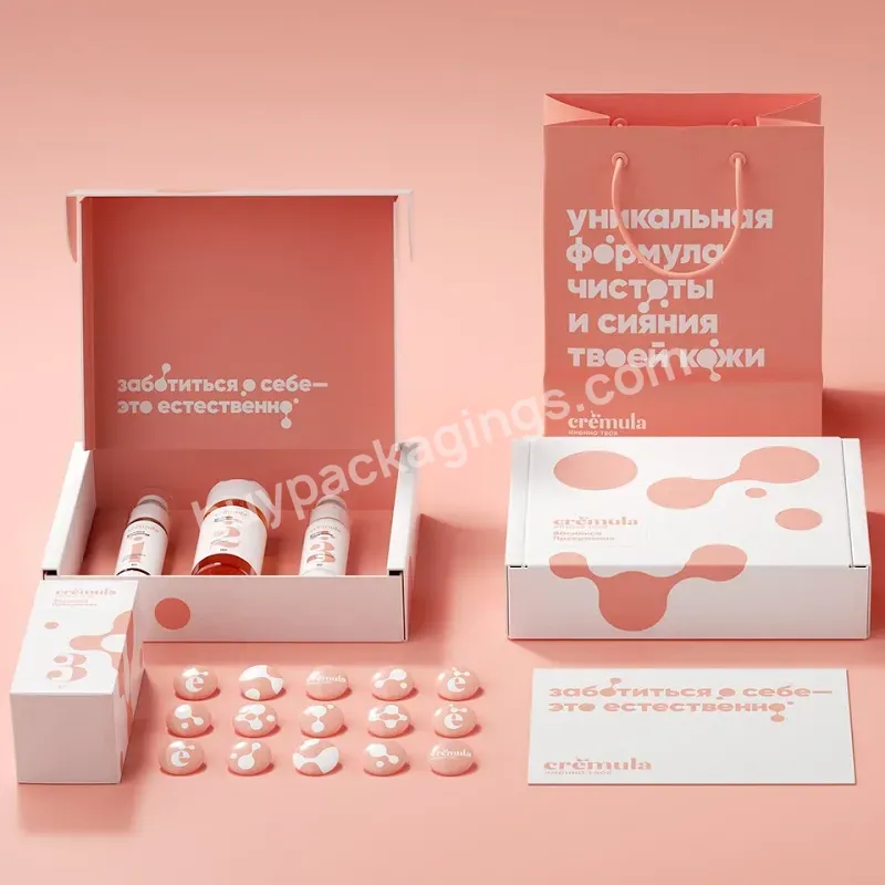 Customization Cosmetic Packaging Set Beauty Boxes With Bag And Box Design Logo - Buy Cosmetic Packaging,Beauty Boxes,Cosmetics Packaging Set.