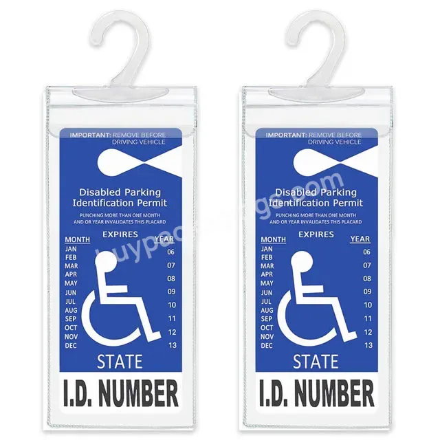 Customize Disabled Wheelchair Accessible Logo Handicap Placard Protectors - Buy Customize Disabled Wheelchair Accessible Logo Handicap Placard,Custom Handicap Placard Protectors,Customize High Quality Disabled Wheelchair Accessible Logo Handicap Placard.