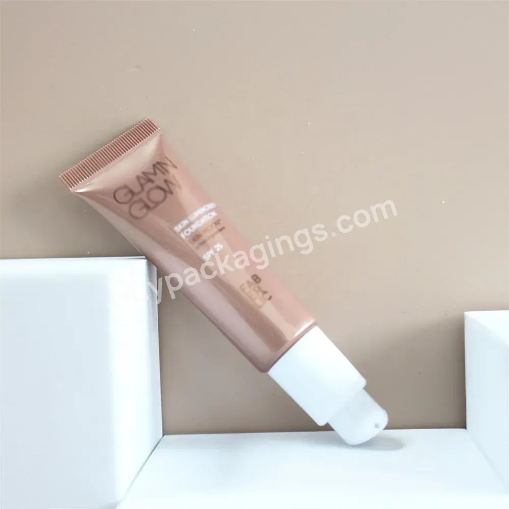 Customize Flip Top Skincare Packaging Slim Cosmetic Plastic Tube Tail Unsesaled With Custom Logo Printing - Buy Cosmetic Plastic Tube Tail Unsesaled,Costom Logo Cosmetic Plastic Tubes Skincare Packag,Slim Cosmetic Plastic Tube.