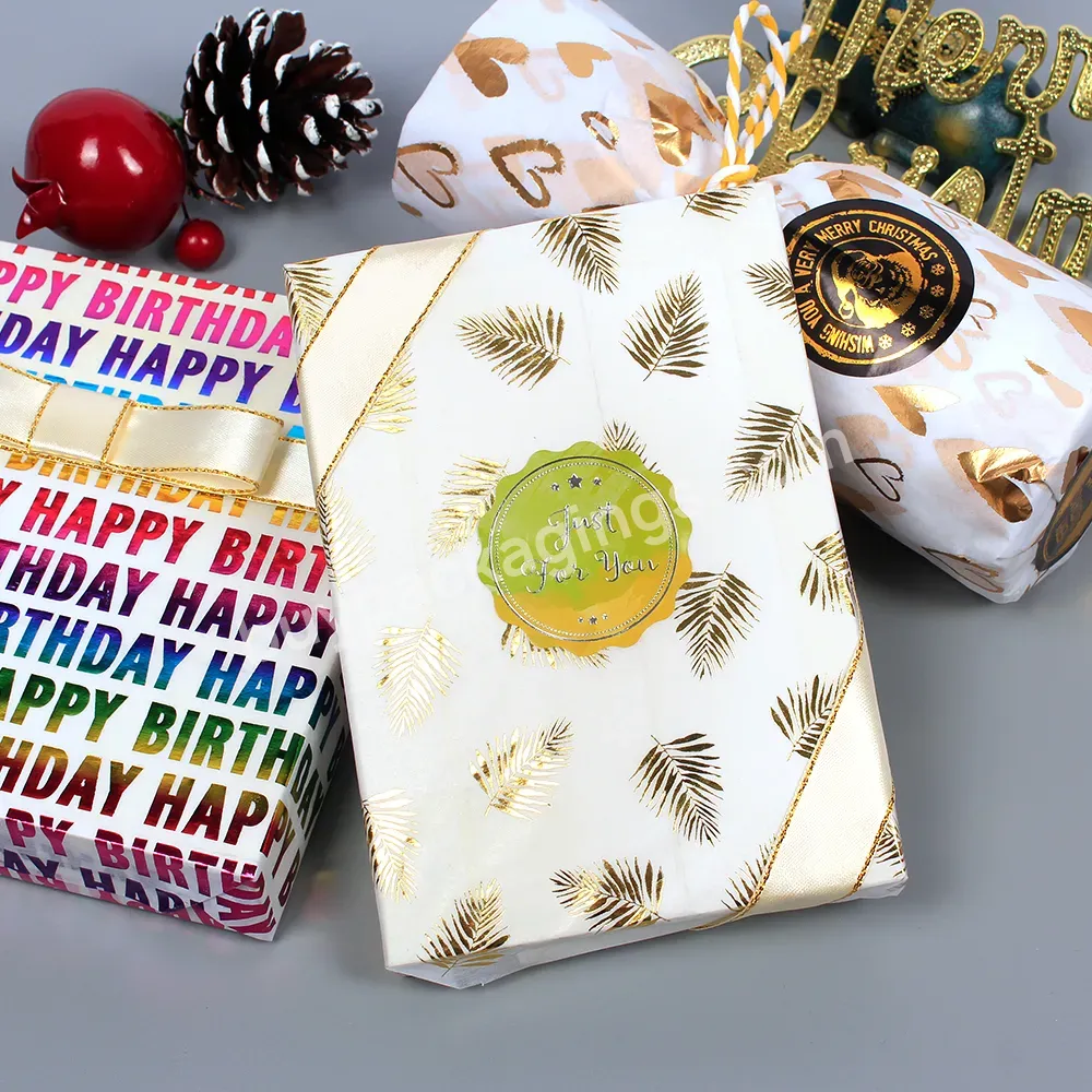 Customize Luxury Hot Stamping Tissue Wrapping Paper Tissue Sheet Roll For Packing Gift - Buy Customize Luxury Hot Stamping Tissue Wrapping Paper,Wrapping Paper Tissue Sheet Roll,Packing Gift.