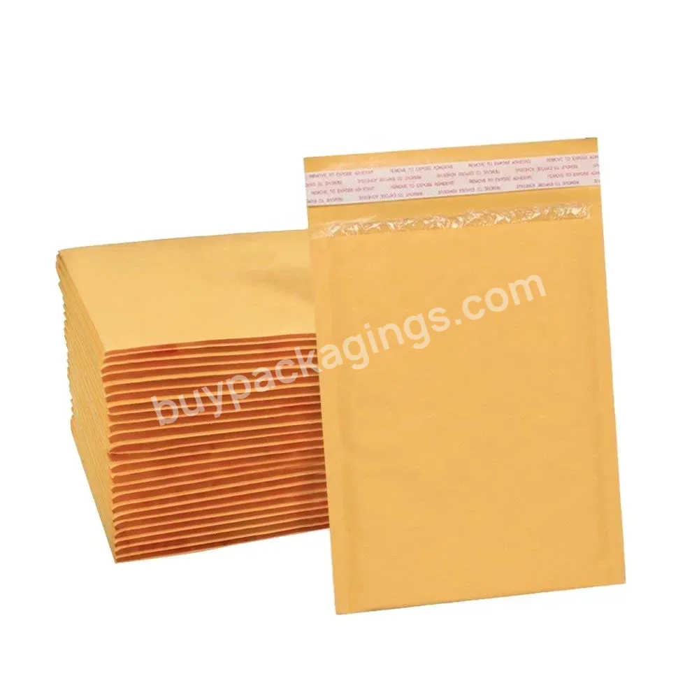 Customize Packaging Bags Strong Adhesive Packing And Mailing Jewelry Eco-friendly Kraft Bubble Padded Envelopes Mailers - Buy Customised Bubble Mailer,Bubble Mailer Bag Custom Matte,Kraft Bubble Padded Envelopes Mailers.
