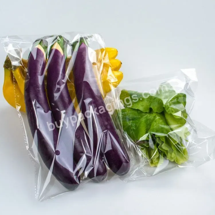 Customized Anti Foggy Vegetable Lettuce Packaging Bag Self Adhesive Cellophane Bag - Buy Vegetable Bags,Cellophane Bag,Self Adhesive Lettuce Bag.