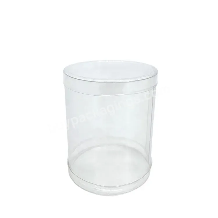 Customized Any Size Clear Pet Pvc Packaging Cylinder Tube With End Lids - Buy Clear Pet Pvc Cylinder Tube Box,Clear Pvc Packaging Tube With End Lids,Customized Any Size Cylinder Tube.