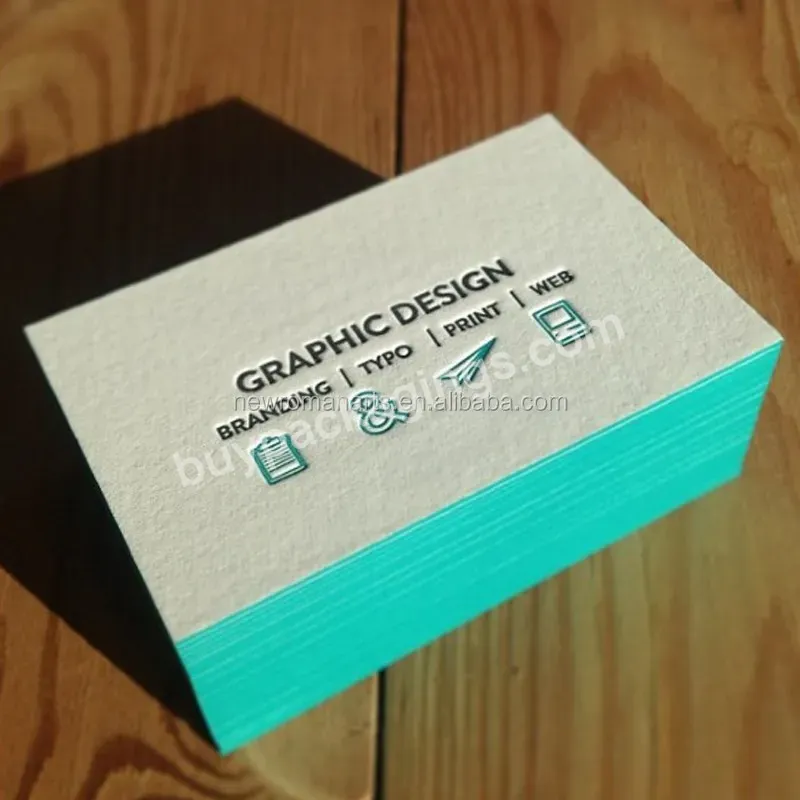 Customized Beautiful Design Business Card Printing Deboss/emboss,White Background Luxury Foil Stamping Paper Card