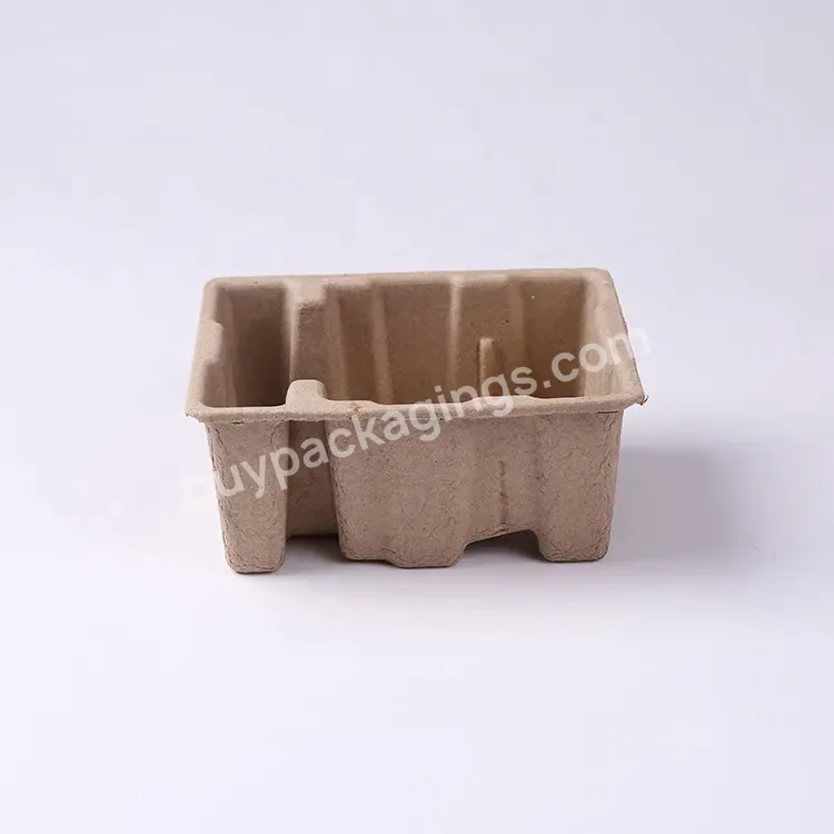 Customized Biodegradable Eco Friendly Corrugated Paper Molded Recycled Box Insert Trays Mold Pulp Packaging - Buy Recycled Pulp Tray,Biodegradable Box Insert,Molded Pulp Packaging.