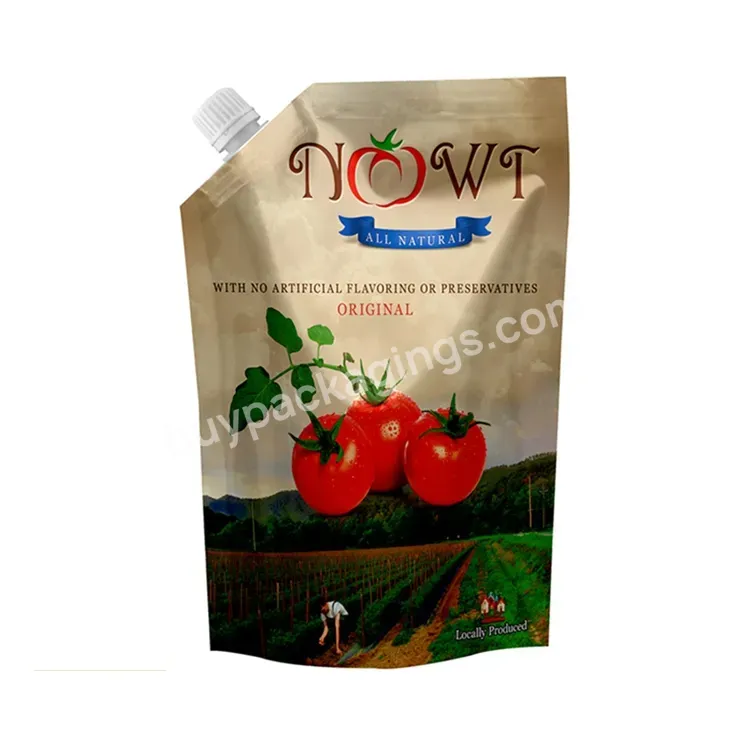 Customized Biodegradable Spout Kraft Paper Soft Doypack Food Beverage Packaging Jelly Water Juice Drink Pouches Bags For Liquid - Buy Drink Pouches,Juice Bags,Beverage Bag.