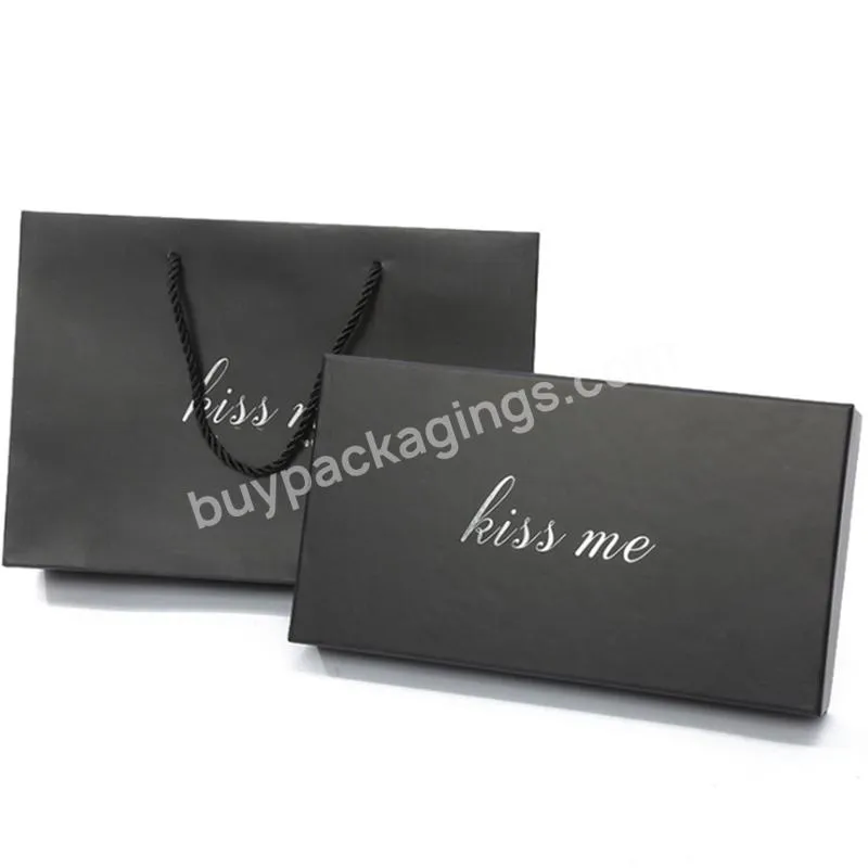 Customized black rigid cardboard luxury fancy chocolate box for round chocolate packaging with your own logo