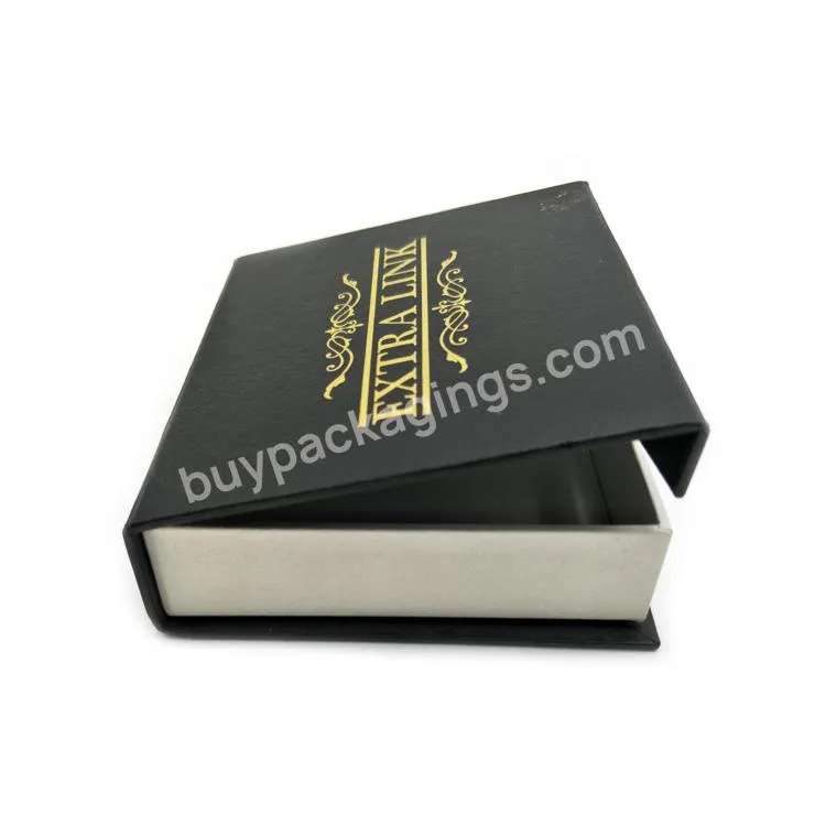 Customized cardboard book shape magnet folding packaging magnetic closure gift box