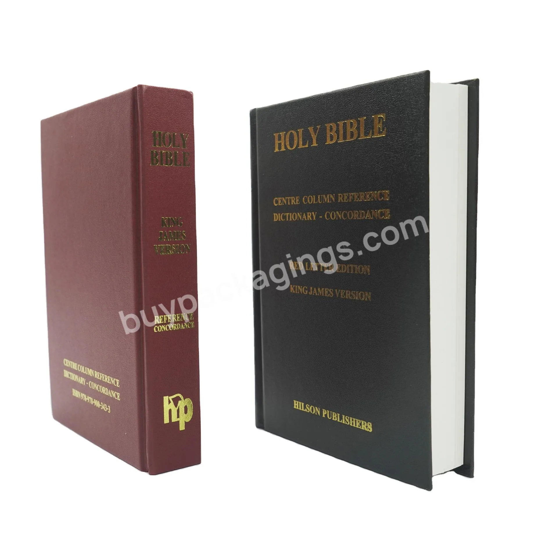 customized Cheap Factory Price synthetic leather  gilding cover Bible journal