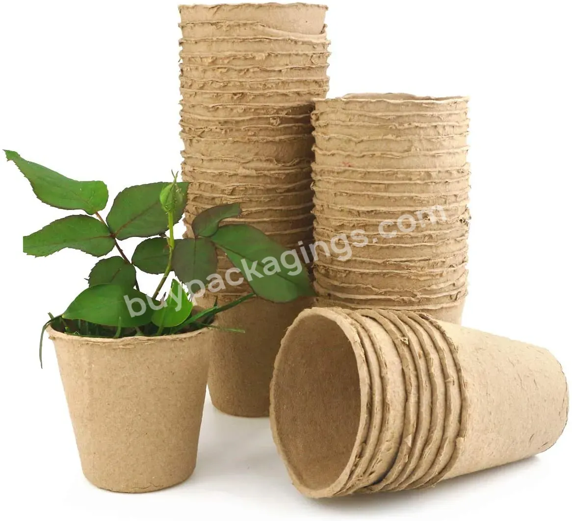 Customized Cheap Peat Pots For Seedlings Gardening Seed Starter Tray Biodegradable And Compostable Manufacturer - Buy Seed Starter Pot,Peat Pots,Seeding Pot.