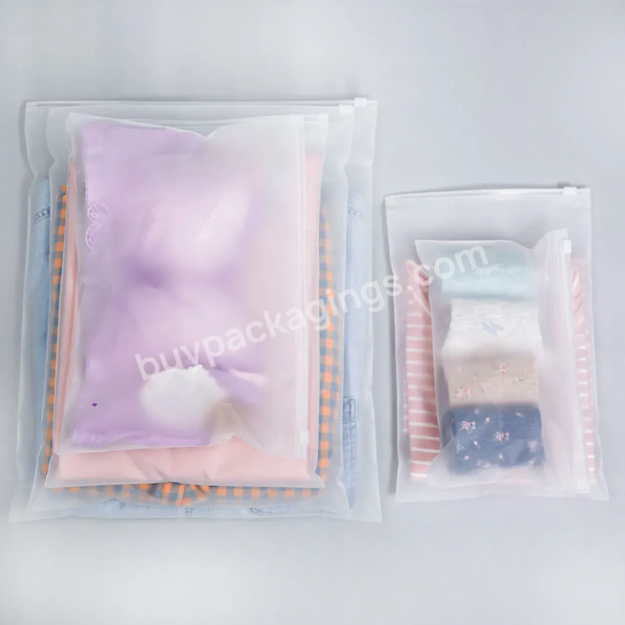 Customized Clothing Packaging Underwear Shirt Zipper Storage Bag Plastic Security Eva Pe Offset Printing Shoes & Clothing Accept - Buy Zipper Storage Bag,Frosted Zipper Bag Translucence Clothing Packaging Bag Clear Bags Wholesale With Custom Logo Pri