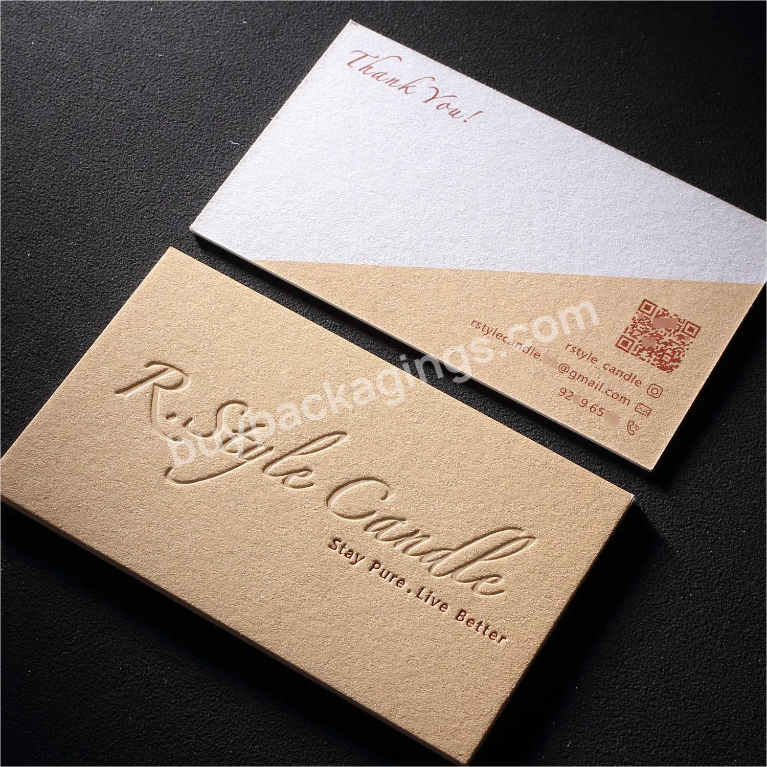 Customized Colorful Paper Business Thank You Cards High Quality Custom Paper Cards Thank You Cards