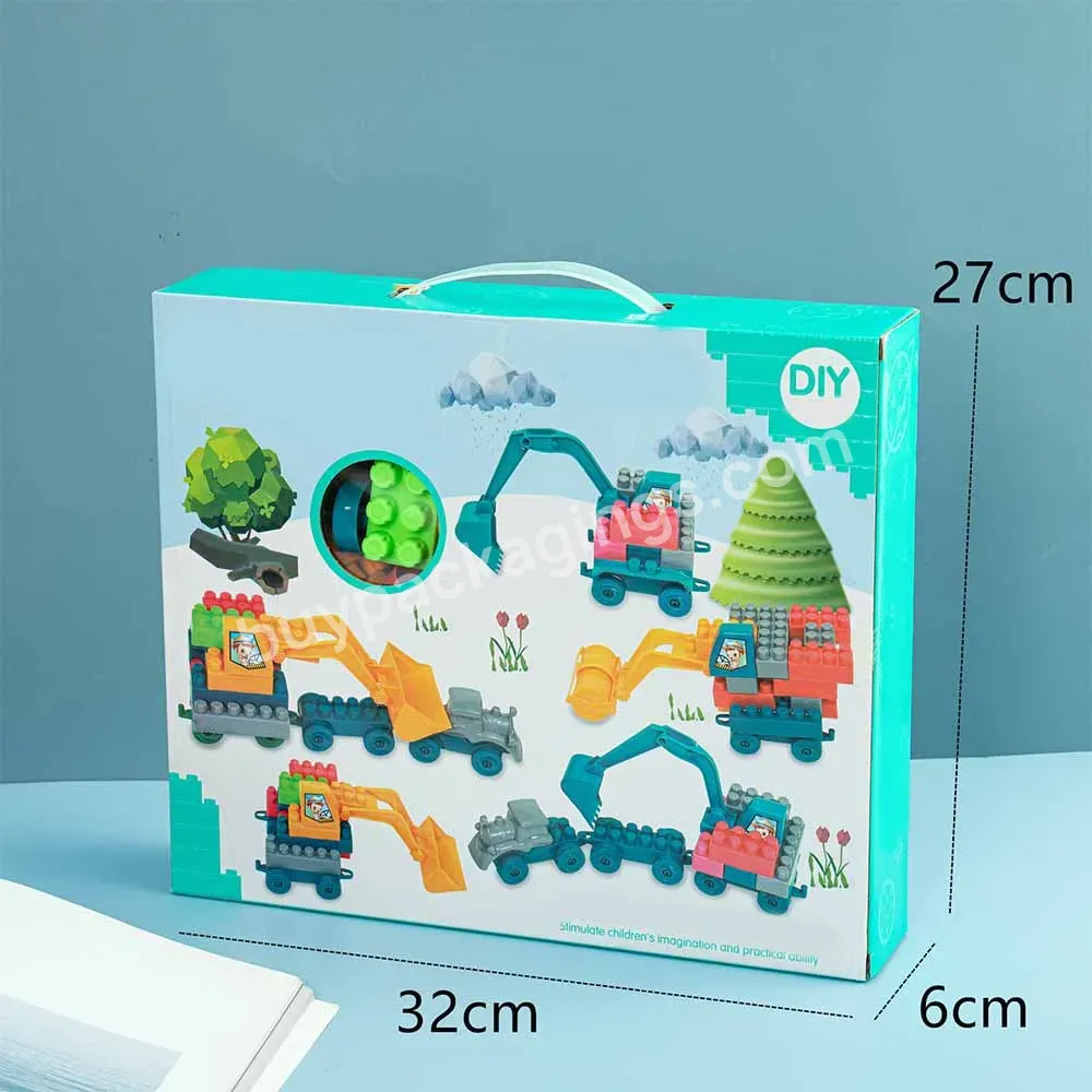 Customized Creative Enlightenment Education Toys Packaging Carton Children's Plastic Assembly Building Blocks Packaging Box - Buy Building Blocks Packaging Box,Toys Packaging Carton,Packaging Box For Toys.