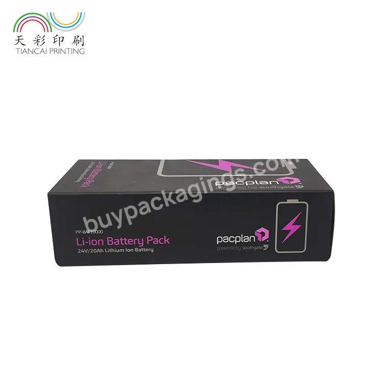 Customized Design Printing Battery Charger Color Paper Packing Box For Sale - Buy Battery Charger Packing Box,Box For Battery Pack,Lithium Battery Pack Empty Box.