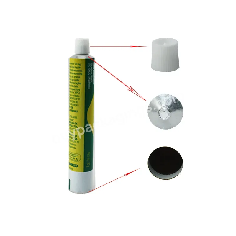 Customized Diameter 25mm Medicine Cream Tube Packaging Cosmetics Packaging Tube - Buy Medicine Cream Tube,Aluminum Collapsible Tube,Ointment Tube.