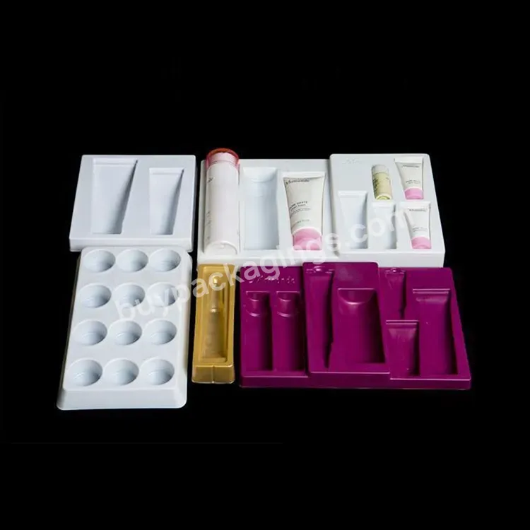 Customized Disposable 50ml 120ml Plastic Cosmetic Bottle Set Container Insert Display Tray Packaging Box - Buy Disposable 50ml 120ml Plastic Cosmetic Bottle Set,Plastic Cosmetic Container,Cosmetic Insert Display Tray Packaging Box.