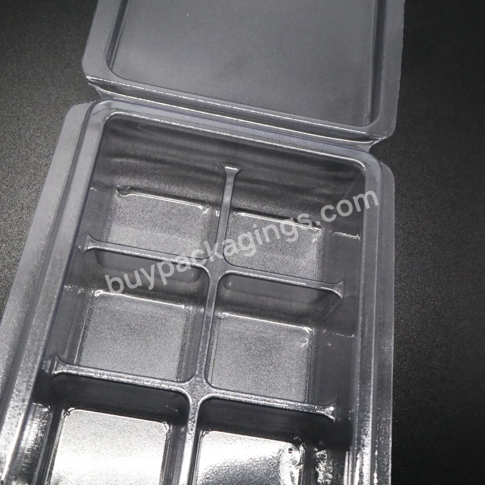 Customized Disposable Clear Pvc Clamshell 6 Cavity Melt Wax Packaging Boxes For Candle With Handle - Buy Clamshells For Wax Melts,Melt Wax Packaging Boxes,Wax Melt Clamshells Sample.