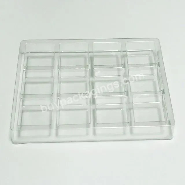 Customized Disposable Clear Square Vacuum Formed 12 Compartment Plastic Tray For Chocolate Cookie Tray Packaging - Buy Vacuum Formed 12 Compartment Plastic Tray,Chocolate Plastic Trays Packaging,Customized Disposable Clear Tray For Chocolate Cookie P