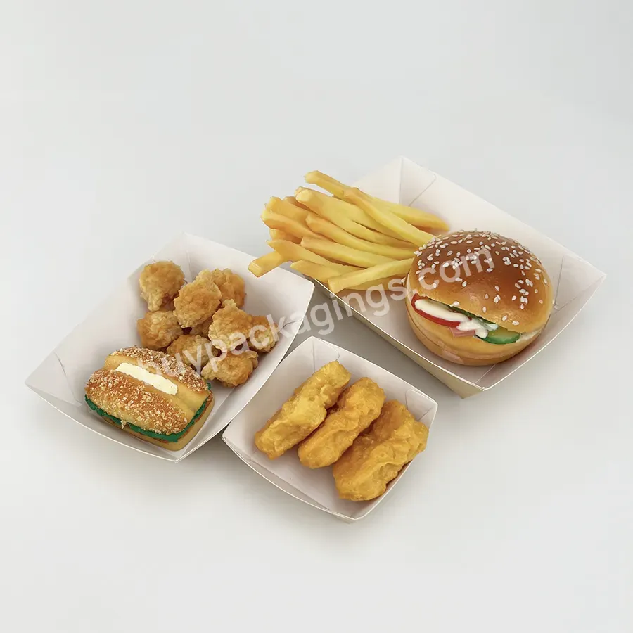 Customized Disposable Eco Takeaway Food Box Fried Chicken Shop Snack Platter Boat Shaped Food Box - Buy Takeaway Food Box,Boat Shaped Food Box,Disposable Takeaway Food Box.