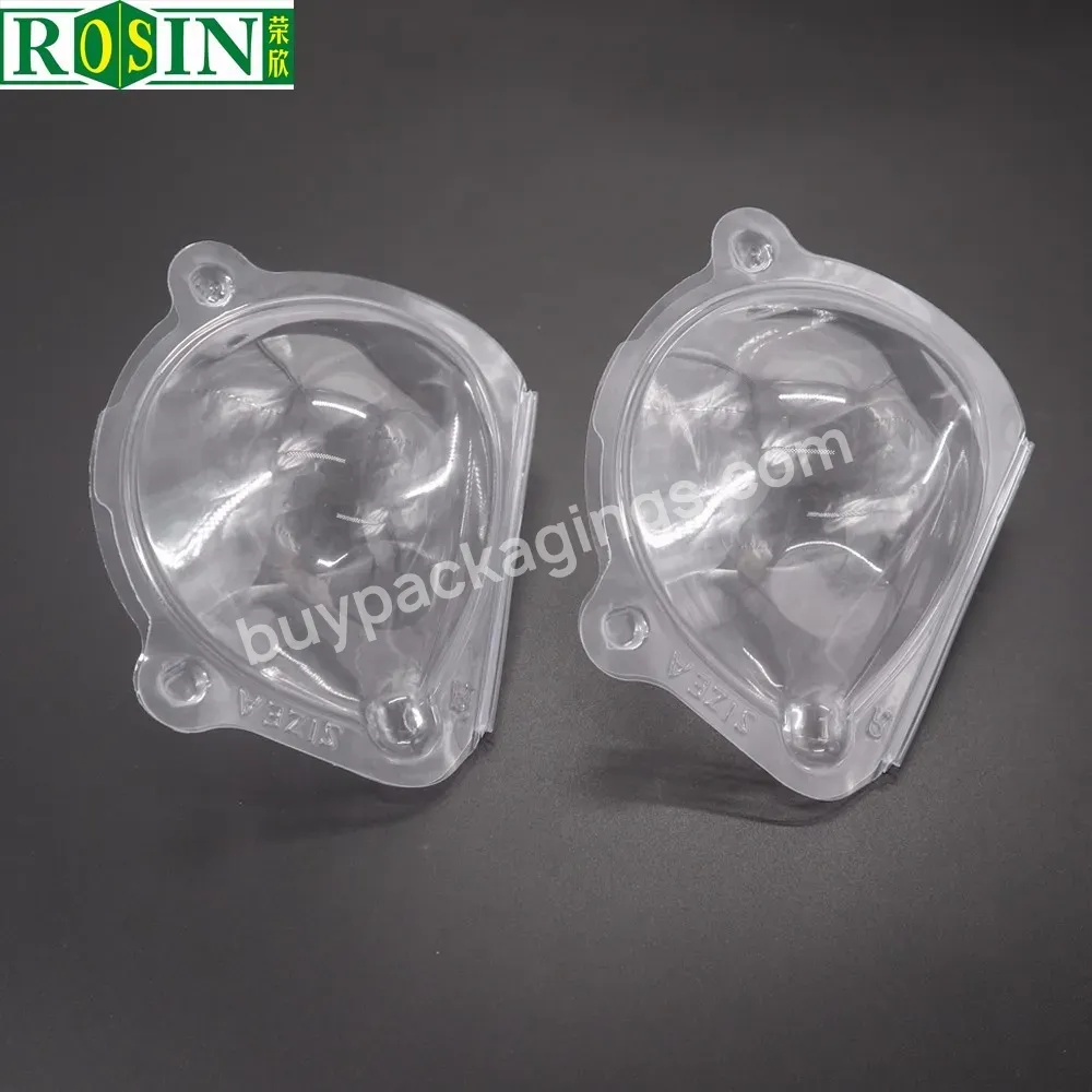 Customized Disposable Transparent Clamshell Plastic Breast Patch Bra Cup Packaging Underwear Tray - Buy Disposable Blister Plastic Clamshell Packaging,Transparent Plastic Cup Bra Packaging,Packaging Tray For Underwear.