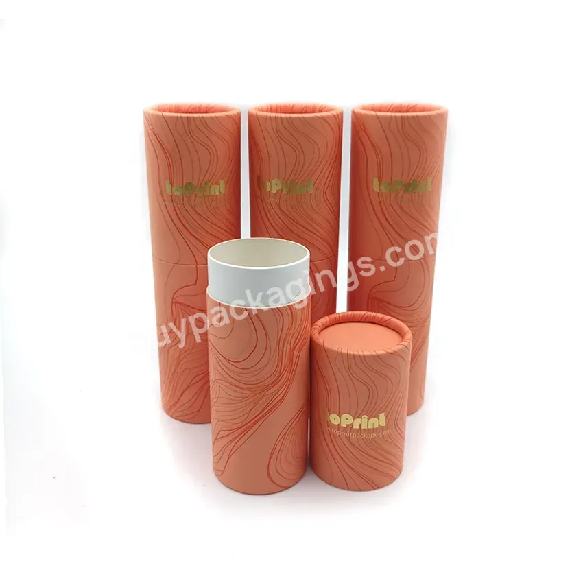 Customized Eco Friendly Cardboard Cylinder Round Paper Box For Skincare Essential Oil Bottle Packaging - Buy Essential Oil Box,Essential Oil Package,Eco Friendly Packaging.